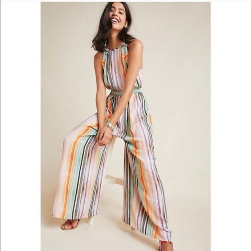 Bl-nk London Anthopologie Striped Jumpsuit